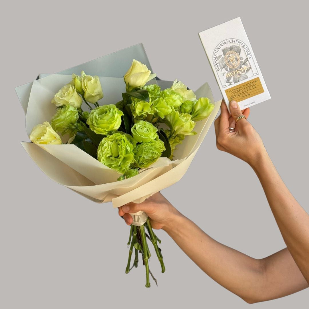 Green Bouquet + Chocolate Metiche